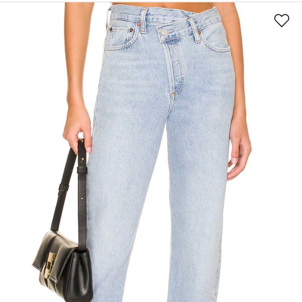 AGOLDE Criss Cross Straight Jeans Sz 25